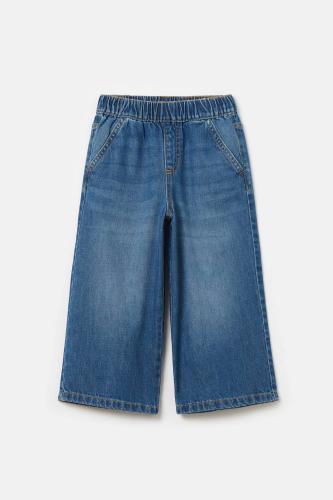 OVS παιδικό τζην παντελόνι πεντάτσεπο cropped Wide Leg - 001941970 Denim Blue